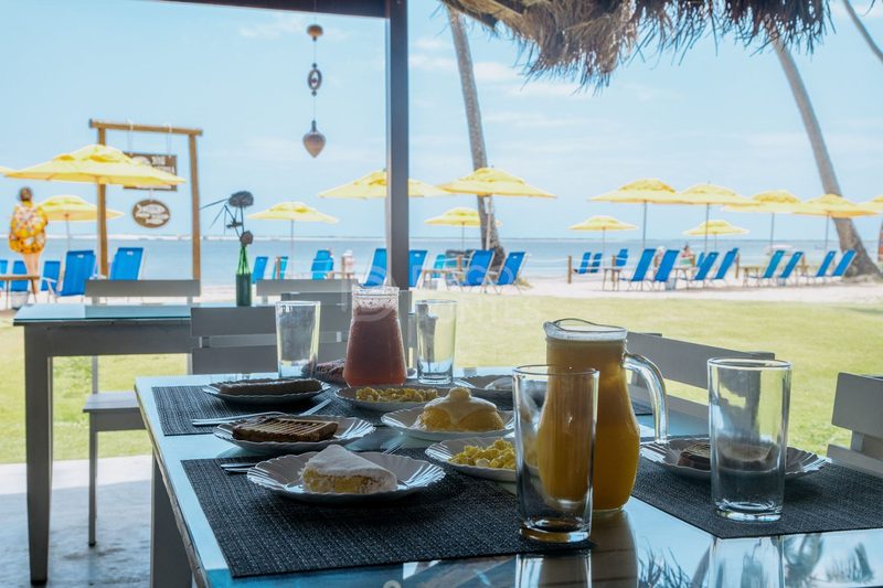 Restaurantes na praia